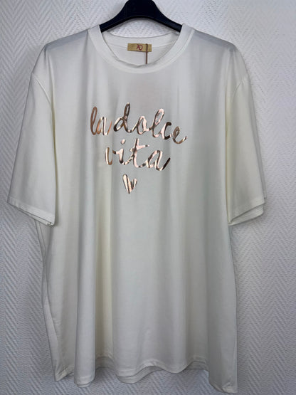 T shirt La Dolce Vita 44/46/48