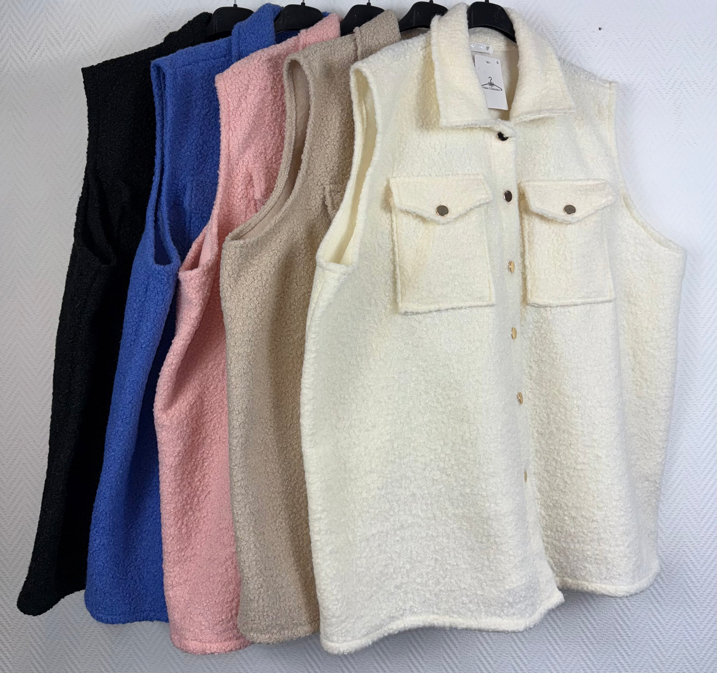 Bouclé gilet 50/52/54