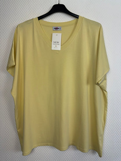 Basis t-shirts stretch katoen 44/46/48/50