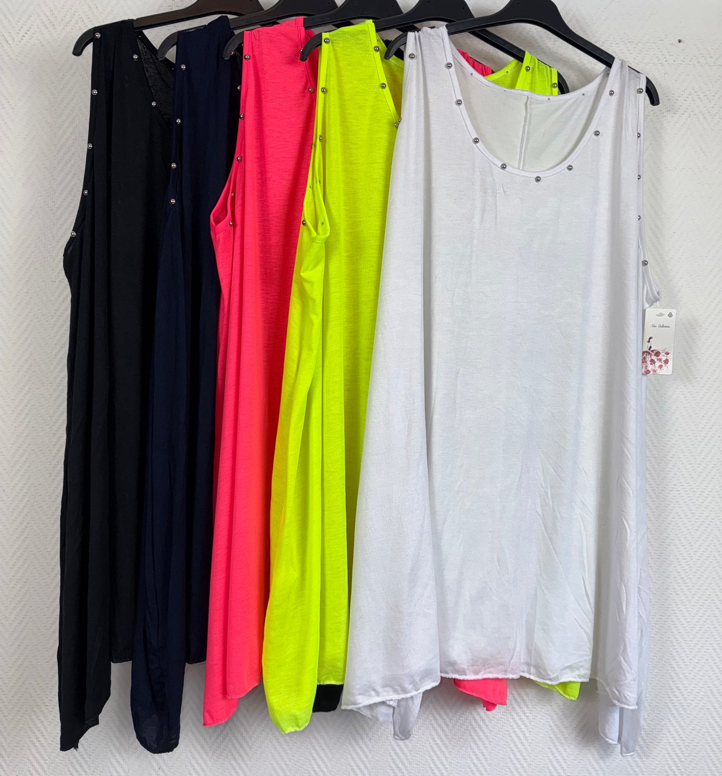 Viscose A lijn met studs 48/50/52/54