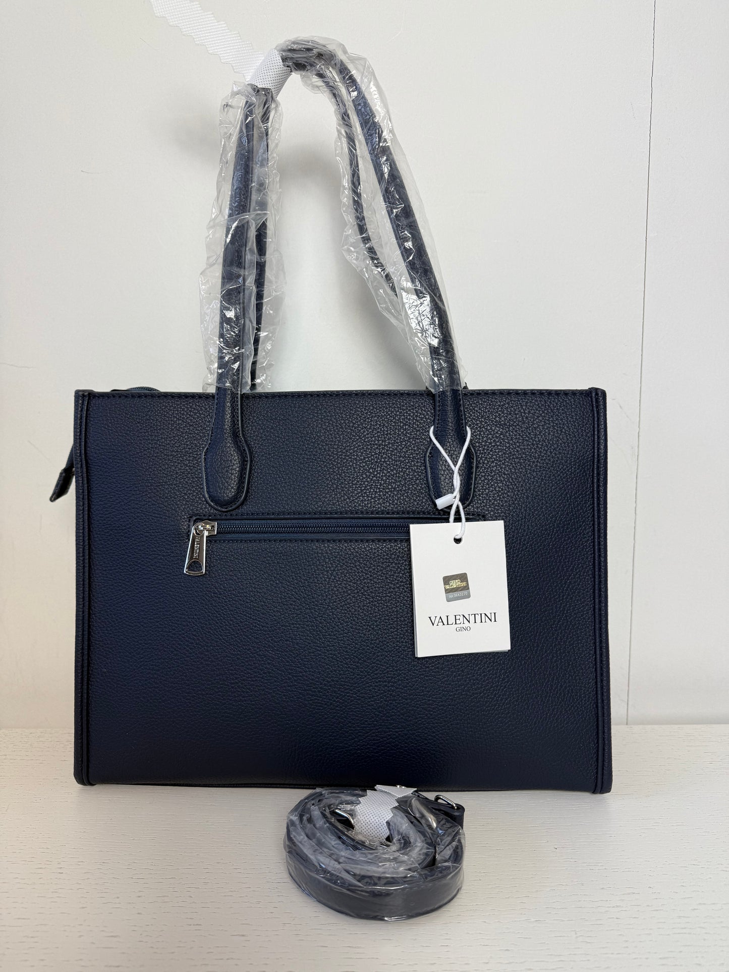 Donkerblauwe tas
