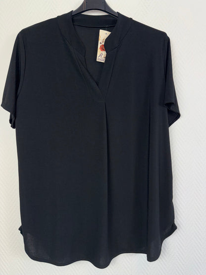Basis shirt travelshirt korte mouwen 42/44/46/48/50