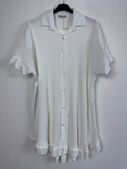 Plissé blouse Miranda 48/50/52/54