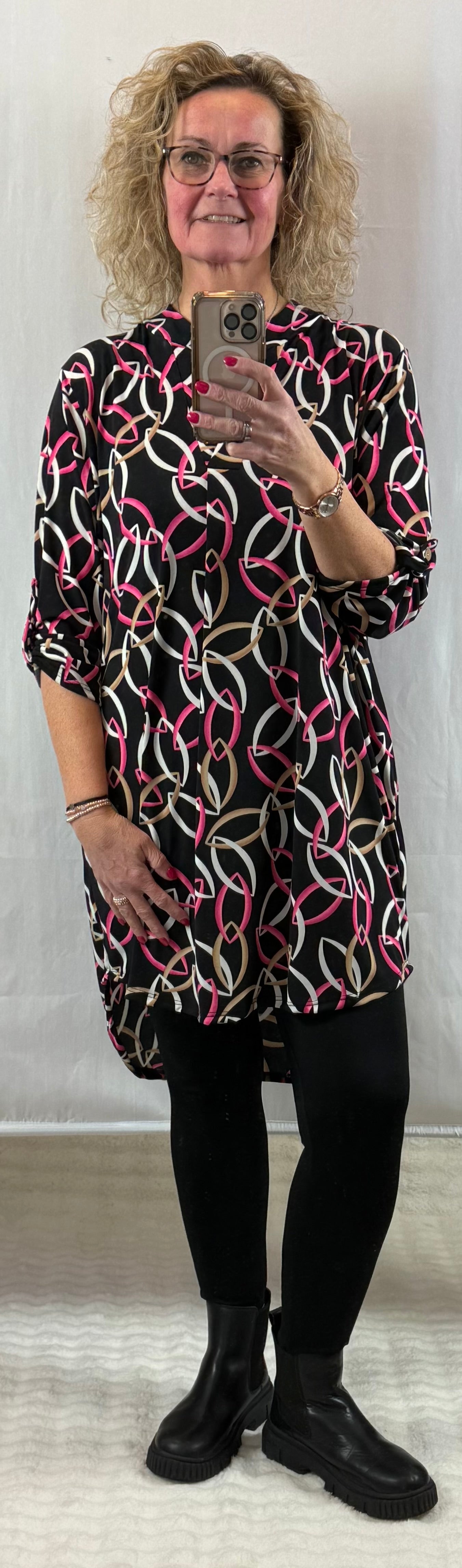 Lang travel tuniek Esther 40/42/44/46/48/50