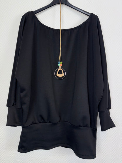 Ballontop met gratis ketting 42/44/46/48