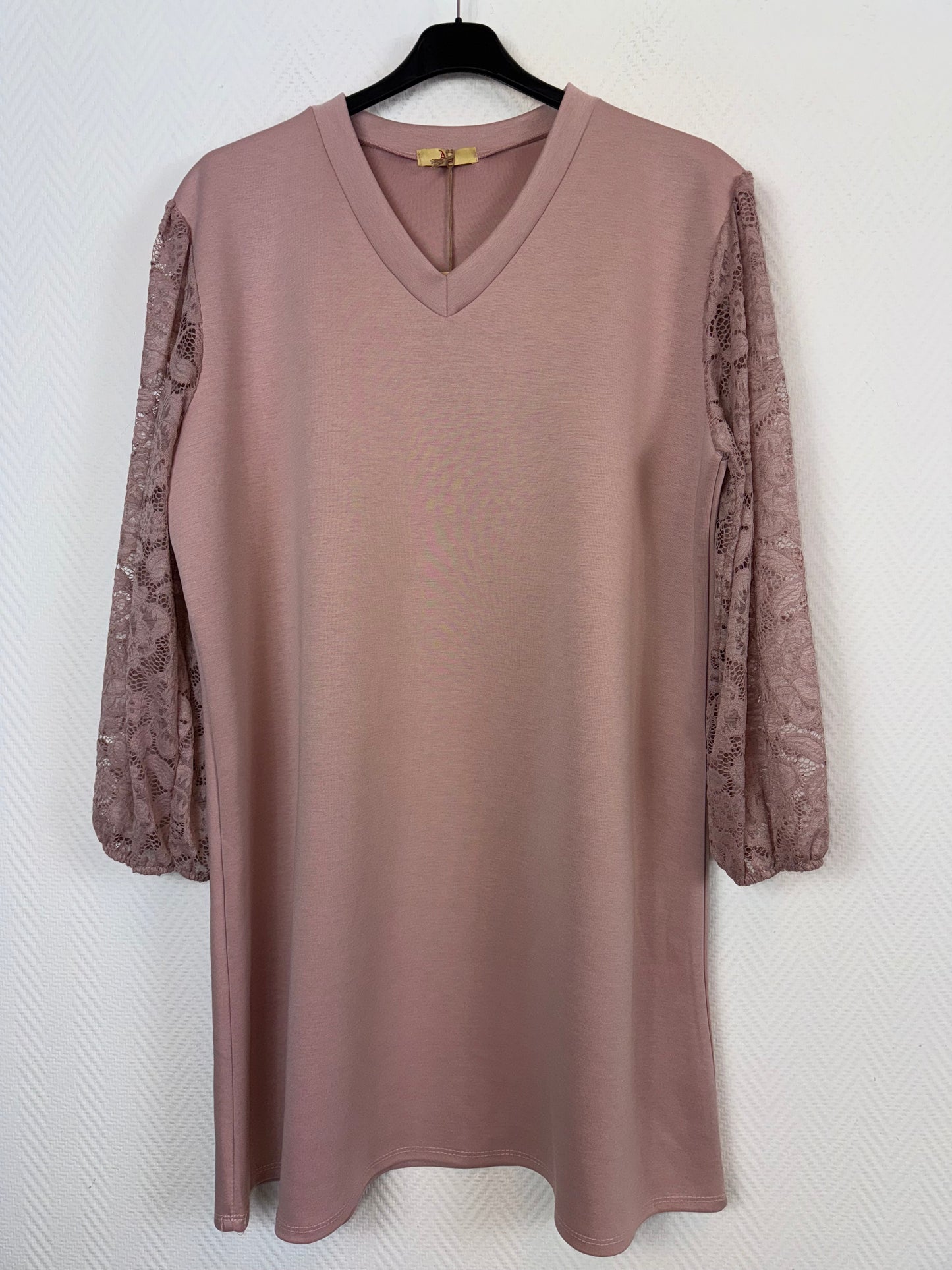 Tuniek/Jurkje met stretch kanten mouwen 46/48/50