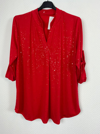 Glitter travelshirt Mia 42/44/46/48