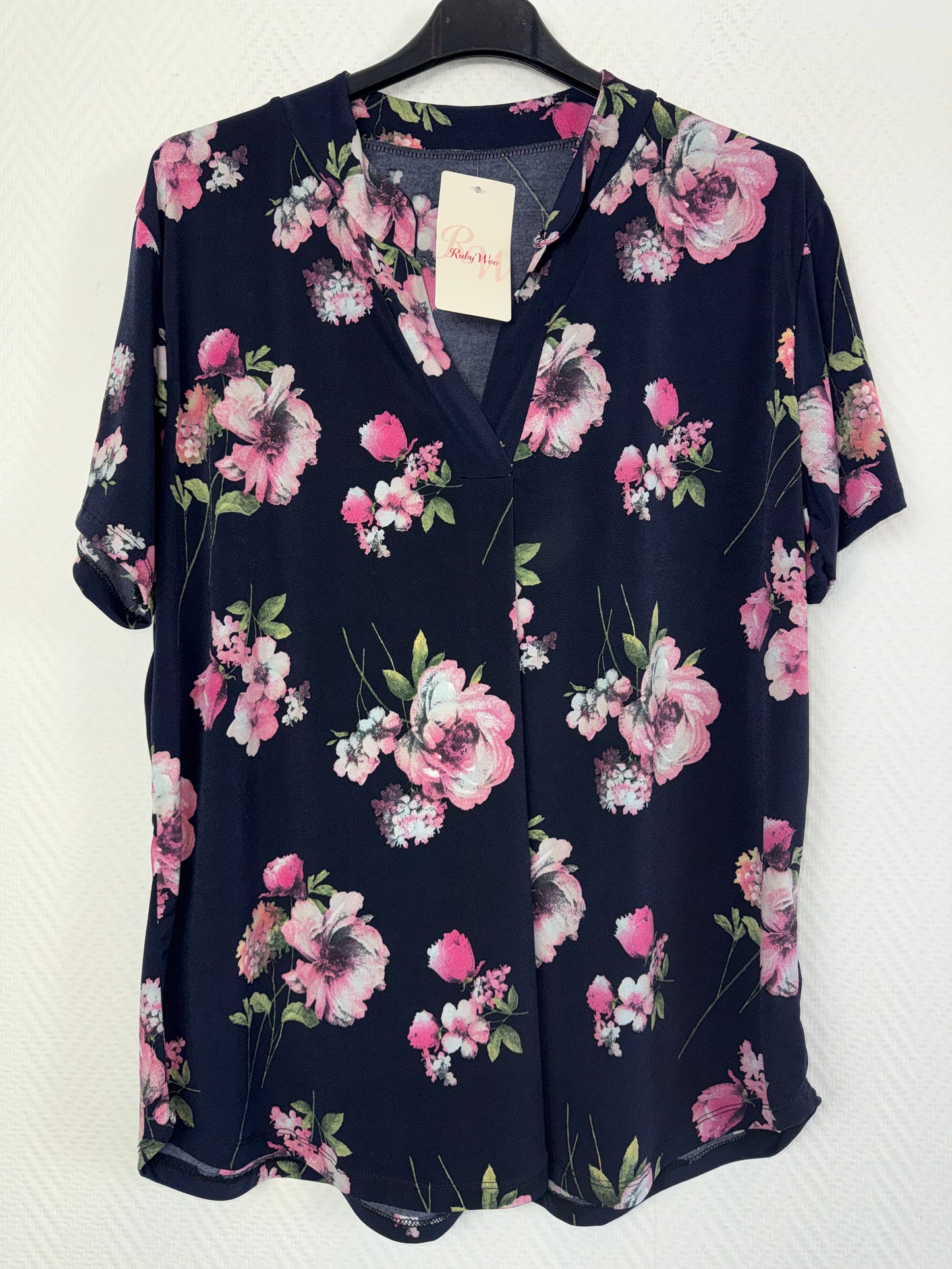 Travelshirt Bloem 40/42/44/46/48/50
