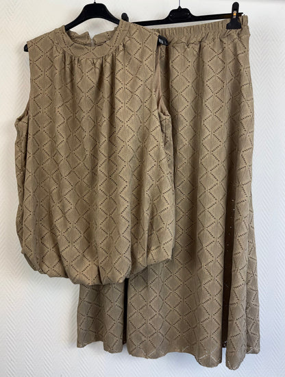 2 Delige set met rok 48/50/52