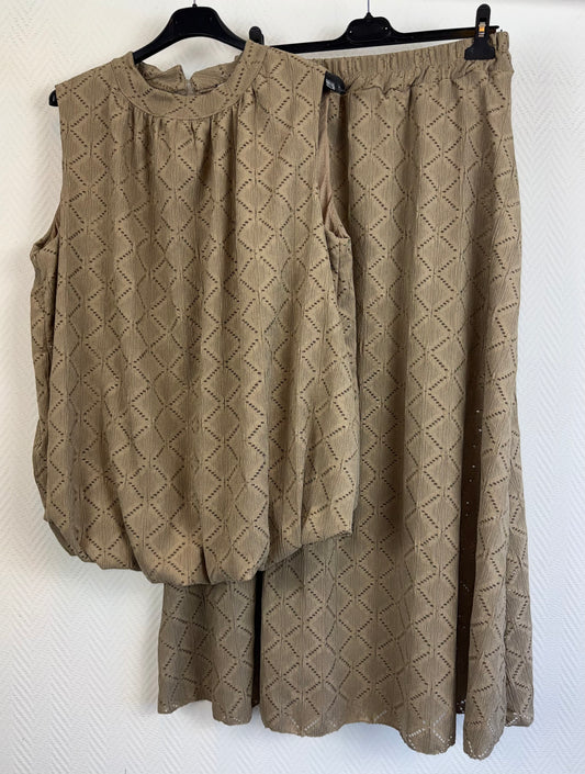 2 Delige set met rok 48/50/52