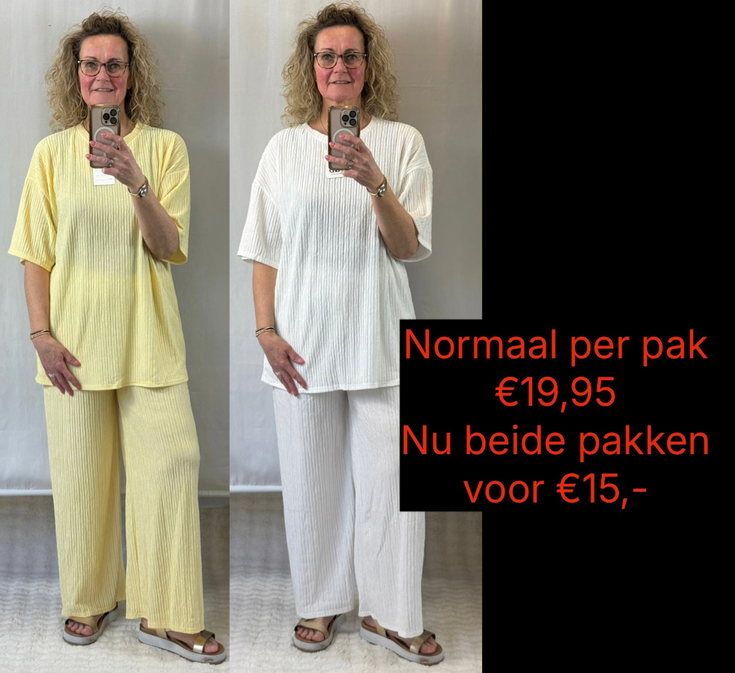 2 Plissé pakken
