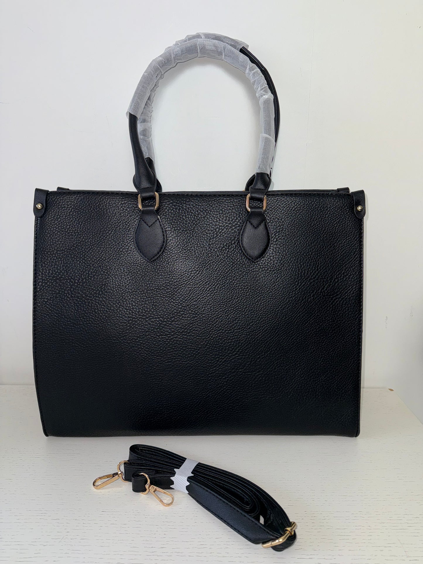 Extra grote zwarte tas